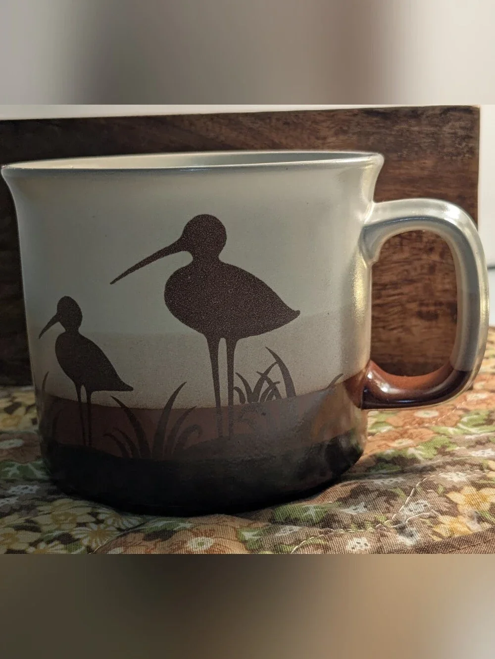 Vintage 70's Mug retro birds  seventies vibes retro